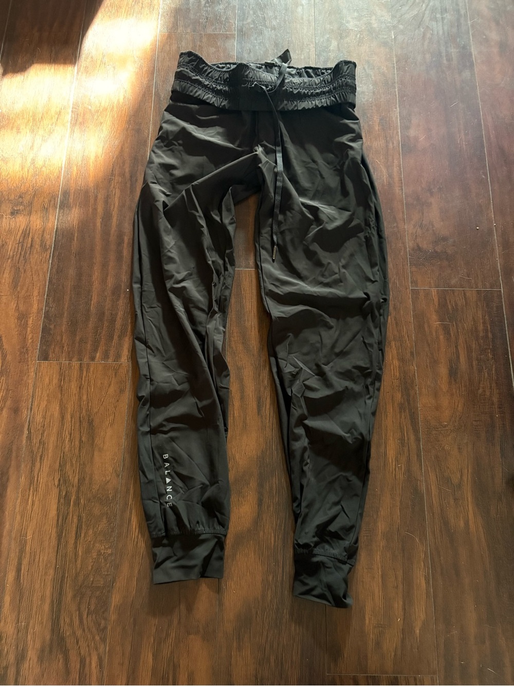 Balance Athletica Black Drawstring Athletic Pants